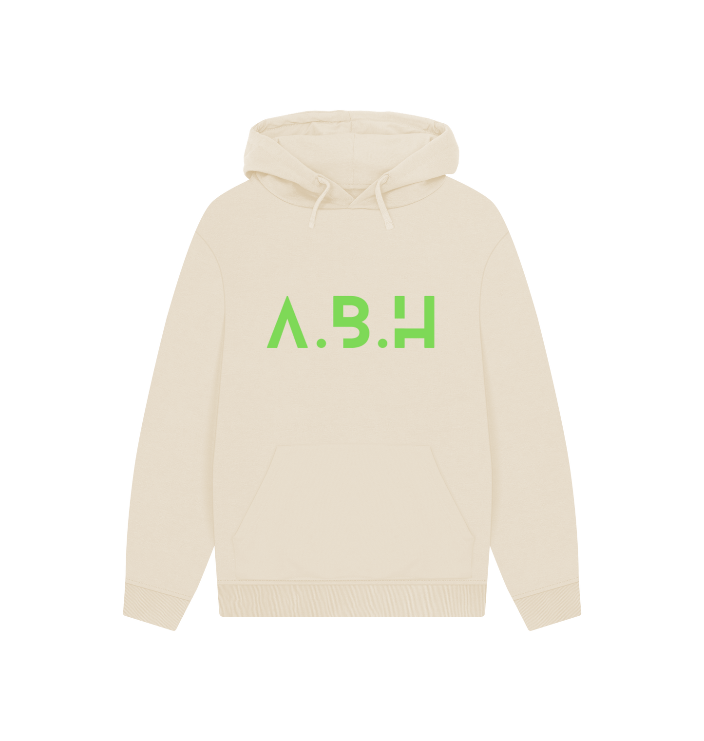 Oat Printed Hoody Front