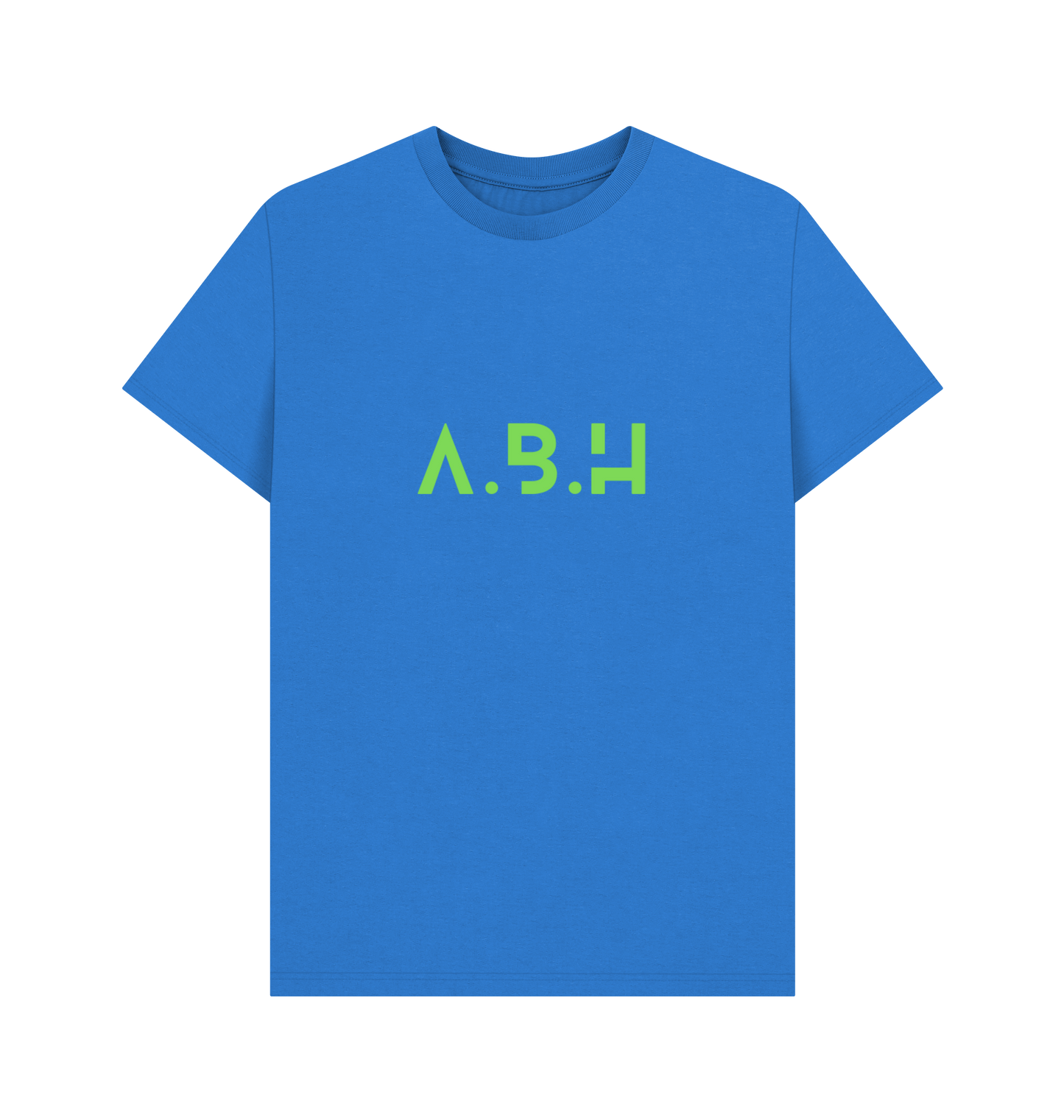 Bright Blue Printed T-shirt Front