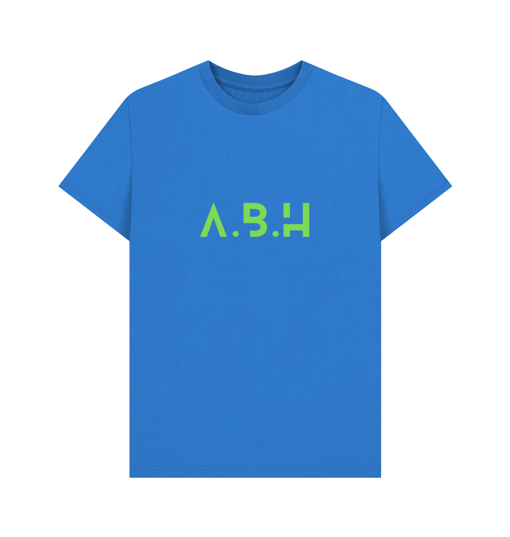 Bright Blue Printed T-shirt Front