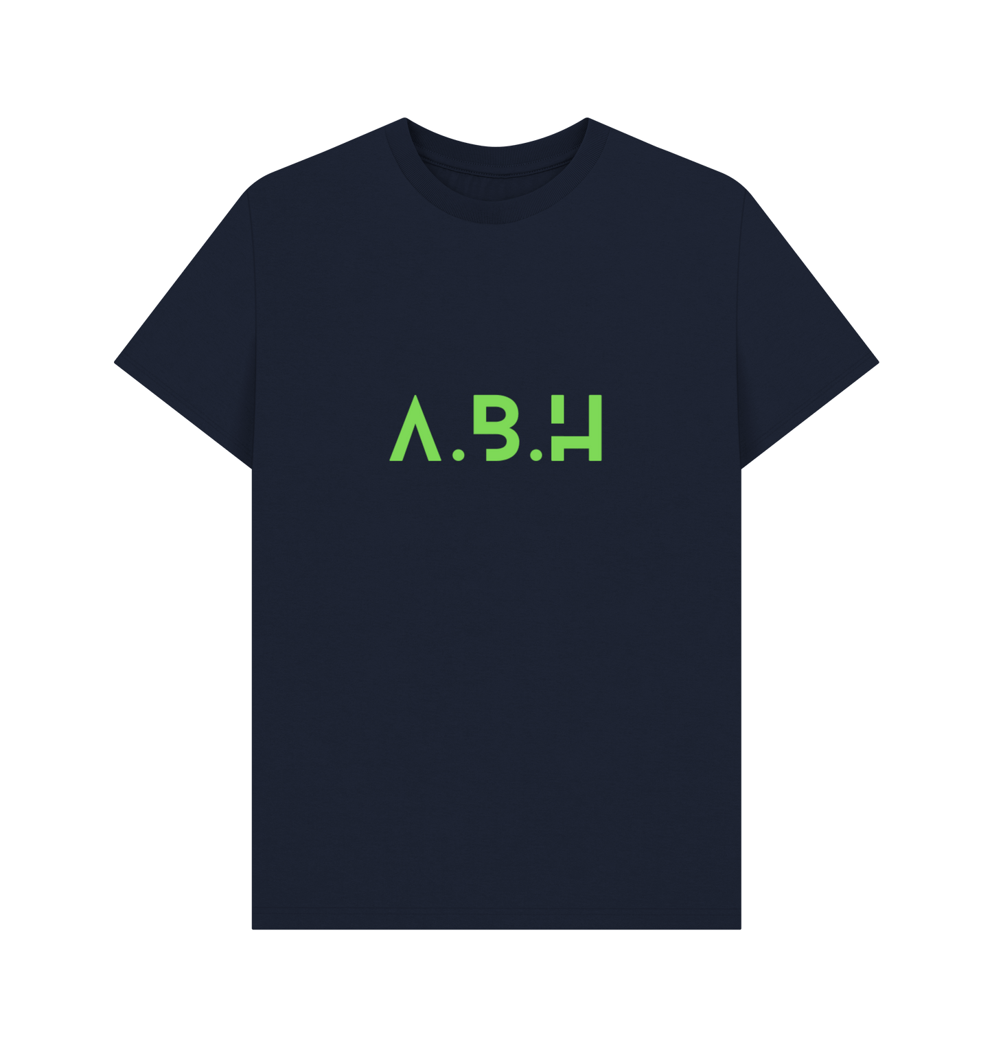 Navy Blue Printed T-shirt Front