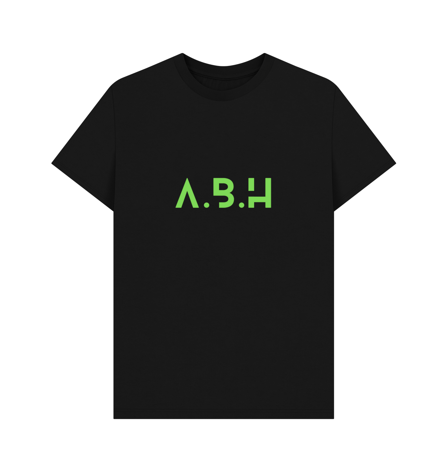 Black Printed T-shirt Front