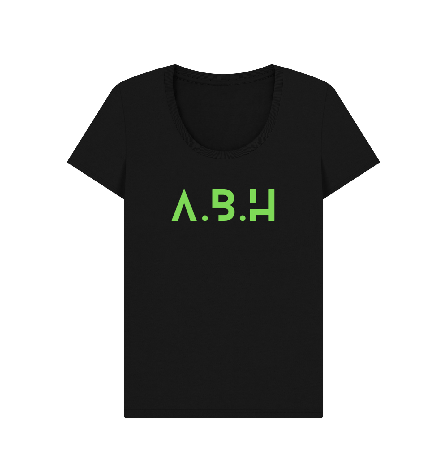 Black Printed T-shirt Front