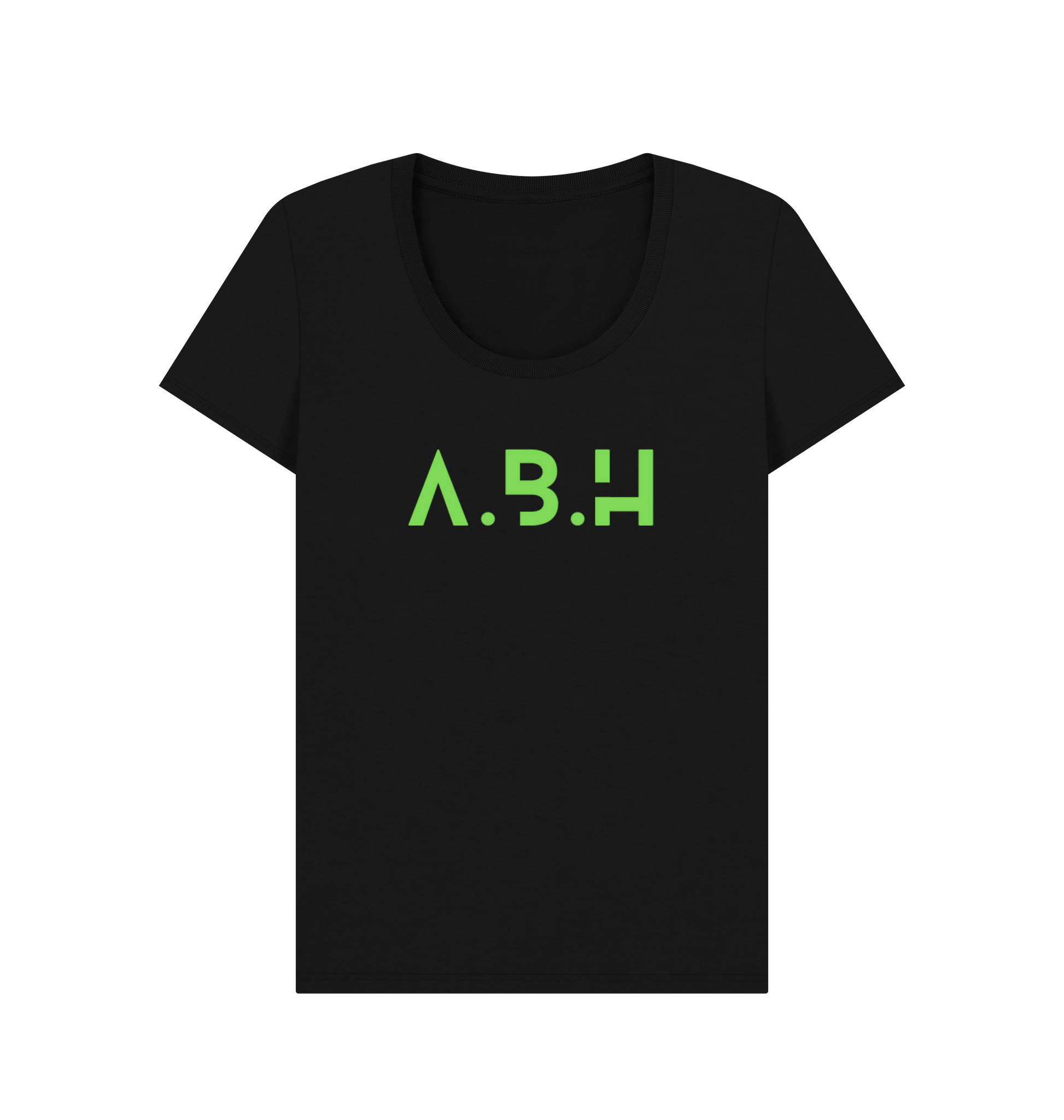 Black Printed T-shirt Front